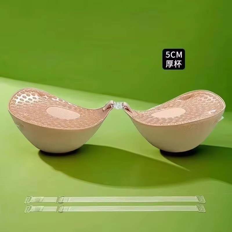 Full Coverage Bra - 5cm 두께의 통기성 접착식 브라, 실리콘