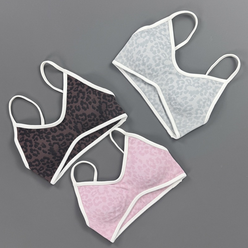 스포츠 브라 여성 레오파드 프린트 얇은 조절 가능한 스 - Sports Bra Racerback 리뷰 및 가격