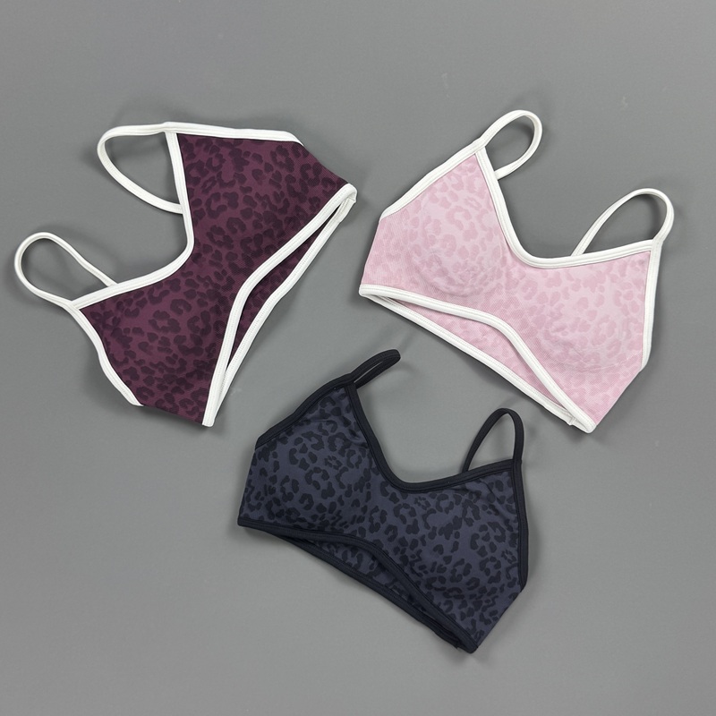 스포츠 브라 여성 레오파드 프린트 얇은 조절 가능한 스 - Sports Bra Racerback 리뷰 및 가격