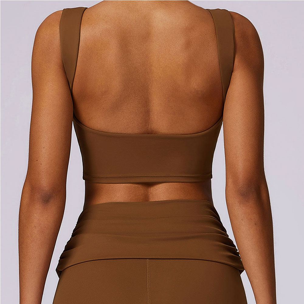 여성용 스포츠 브라 요가 탑 조끼, 높은 충격 방지,  - Sports Bra Racerback 리뷰 및 가격